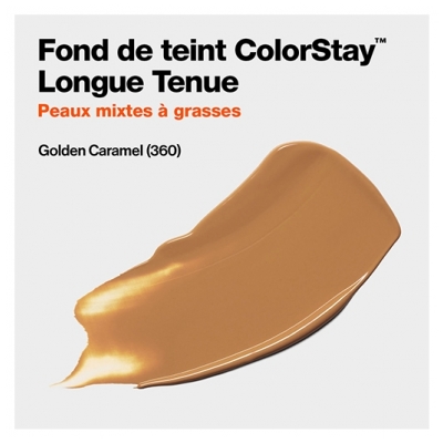 Revlon Maquillage Fond de Teint Colorstay Peaux Mixtes à Grasses N°360 Golden Caramel Revlon