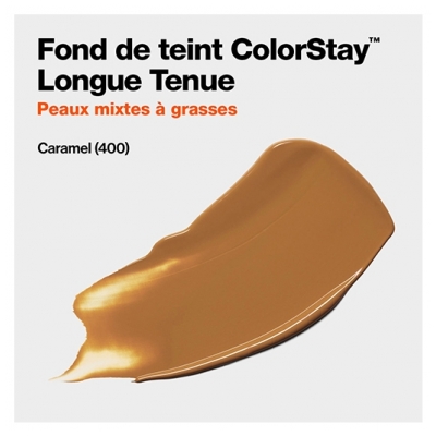Revlon Maquillage Fond de Teint Colorstay Peaux Mixtes à Grasses N°400 Caramel Revlon