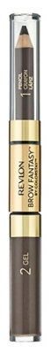 Revlon Maquillage Crayon Duo Sourcils Brow Fantasy Dark Brown