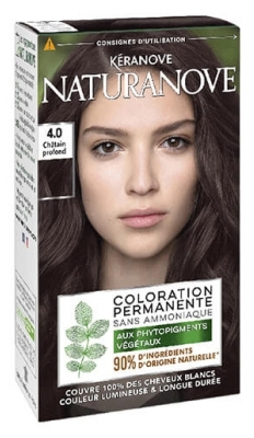 Kéranove Naturanove Tinta per Capelli Senza Ammoniaca 4.0 Castano Profondo