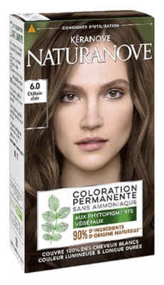 Kéranove Naturanove Coloration sans ammoniaque 6.0 Châtain Clair