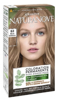 Kéranove Naturanove Barvanje brez amonijaka 8.0 Svetlo Blond