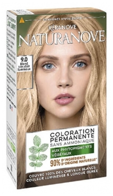 Kéranove Naturanove Coloration sans ammoniaque 9.0 Blond Très Clair Lumineux