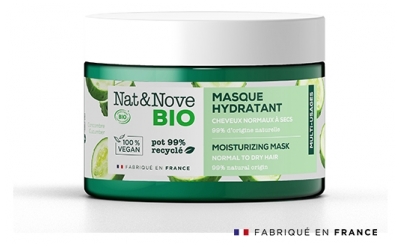 Nat&Nove Bio NAT&NOVE BIO Masque hydratant Certifié Bio cheveux normaux à secs 300ml
