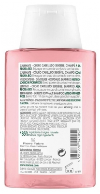 Klorane Shampooing Apaisant Pivoine Bio Klorane 100ml