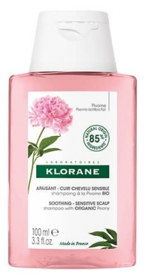 Klorane Verzachtende Shampoo met Bio Pioenroos 100ml