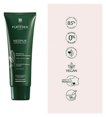 RENE FURTERER Shampooing Antipelliculaire Pellicules Grasses Neopur René Furterer 250ml