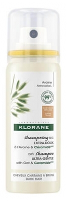 Klorane Șampon Uscat Colorat Ovăz & Ceramidă Păr Șaten Klorane 50ml