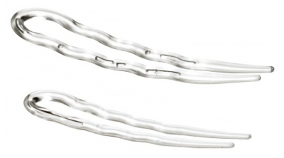 Seban 6 Gewellte Nadeln Durchsichtiges Polystyrol