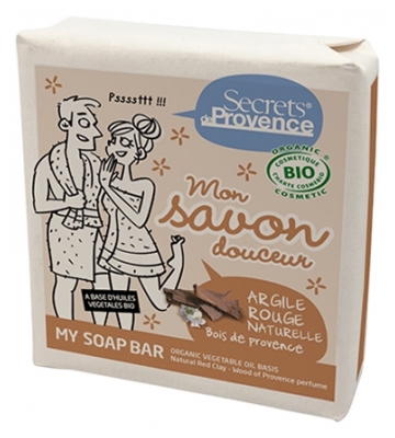 Secrets de Provence Mild Soap Organic Red Clay Bois de Provence