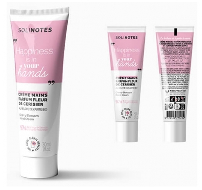 SOLINOTES Fleur de Cerisier Crème mains 30ml