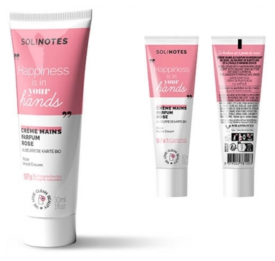 Solinotes Crème Mains Harmonisante Rose Solinotes 30ml