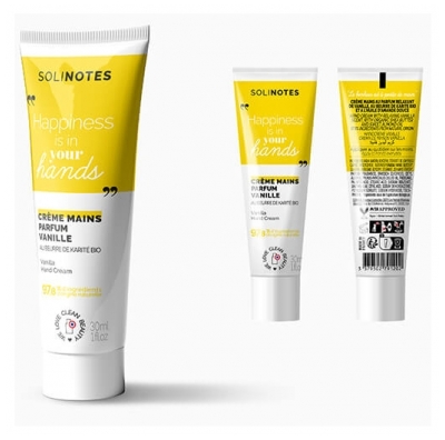 Solinotes Crème Mains Relaxante Vanille Solinotes 30ml