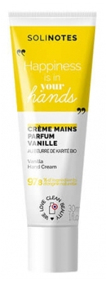 Solinotes Crème Mains Relaxante Vanille Solinotes 30ml