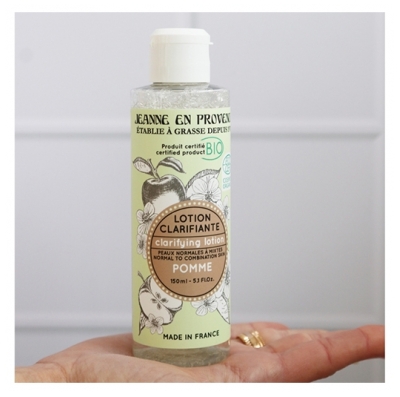 Jeanne en Provence Lotion Clarifiante Visage Bio Pomme