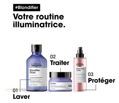 Blondifier L'Oréal Pro Shampooing Illuminateur Gloss Blondifier 300ml