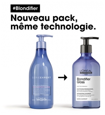 Blondifier L'Oréal Pro Shampooing Illuminateur Gloss Blondifier 500ml