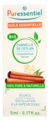 Puressentiel Huile Essentielle Cannelle de Ceylan Bio 5 ml