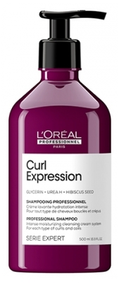 Curl Expression L'Oréal Pro Shampooing Crème Lavante Hydratation Intense Curl Expression 500ml