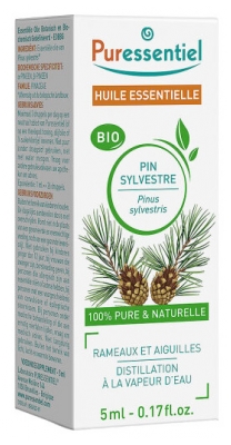 Puressentiel Mänty Eteerinen Öljy (Pinus sylvestris) Luomu 5 ml