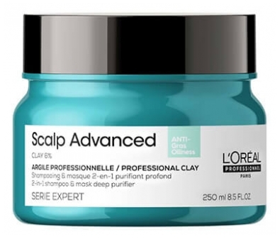 Scalp Advanced L'Oréal Argile Shampooing-masque 2-en-1 Purifiant Profond Scalp Advanced L'Oréal Pro