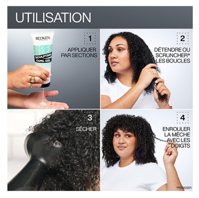 Redken Gel Définition Boucles Sculpting Curl Gel Hybrid Curl Stylers