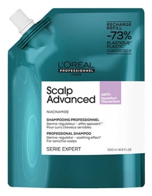 Champú dermo-regulador calmante Scalp Advanced L'Oréal Recharge 500ml