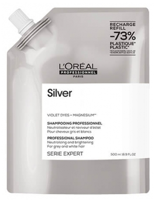 Silver L'Oréal Recharge Shampoing Déjaunisseur Silver L'Oréal Pro 500ml