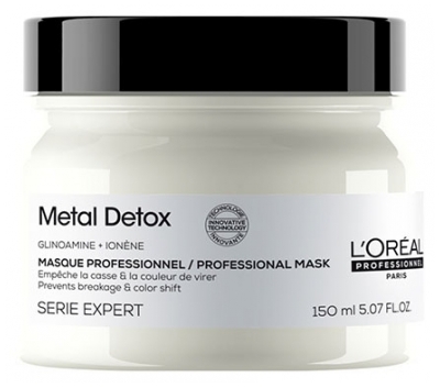 Metal Detox Maska L'Oréal Pro Profesionální Ochranná Anti-Usazeninová Maska Metal Detox 150ml