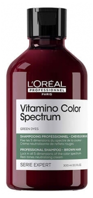 Vitamino Color Spectrum L'Oréal Shampooing Neutralisant Vert Vitamino Color Spectrum L'Oréal Pro 300ml