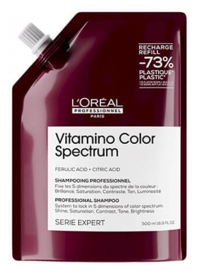 Vitamino Color Spectrum L'Oréal Recharge Shampooing Protecteur Couleur Vitamino Color Spectrum L'Oréal Pro 500ml