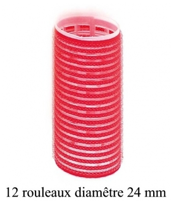 Mezzo Rouleaux velcro Diam 24mm x12