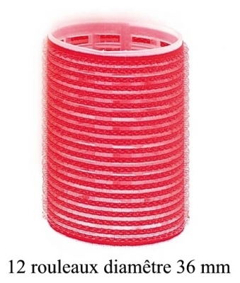 Mezzo Rouleaux velcro Diam 36mm x12