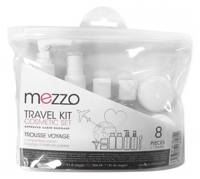 Trusa de voiaj Mezzo 4 Flacoane + 2 Recipiente