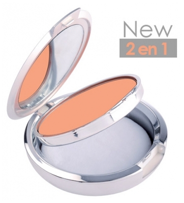 Parisax Pro Natuurlijk Beige Compact Poeder 2 in 1