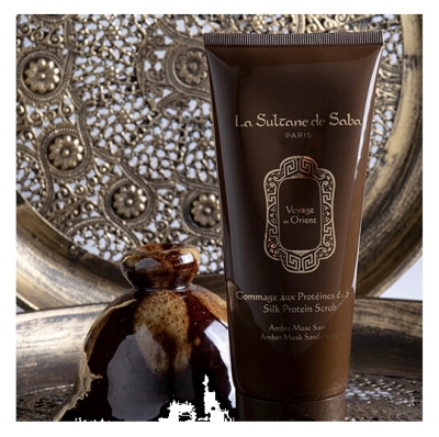 La Sultane de Saba Gommage Corps Ambre, Musc, Santal