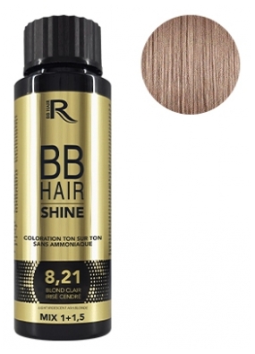 Generik Coloration Ton sur Ton 8,21 Blond Clair Irisé Cendré BBHair Shine Generik