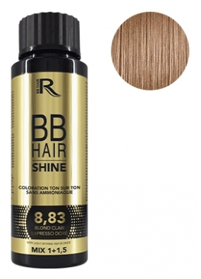 Generik Coloración Tonalidad 8,83 Rubio Claro Expreso Dorado BBHair Shine Generik