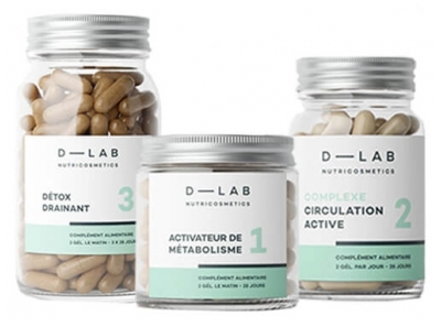 D-Lab Nutricosmetics Compléments Alimentaires Programme Action-Capitons D-Lab Nutricosmetics 1 mois