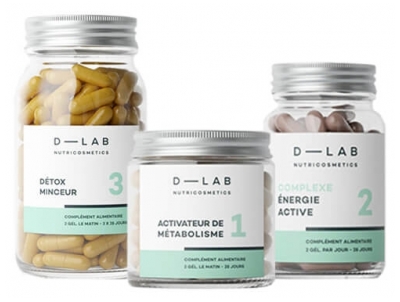 D-Lab Nutricosmetics Compléments Alimentaires Programme Brûle-Graisses D-Lab Nutricosmetics 1 mois