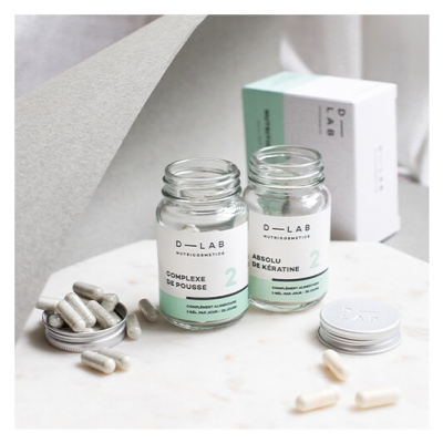 D-Lab Nutricosmetics Compléments Alimentaires Duo Nutrition Capillaire D-Lab Nutricosmetics 3 mois