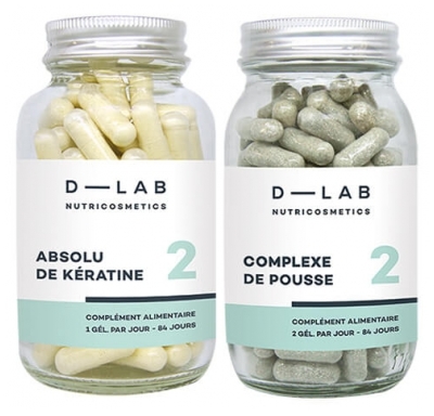 D-Lab Nutricosmetics Compléments Alimentaires Duo Nutrition Capillaire D-Lab Nutricosmetics 3 mois