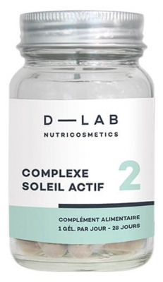 D-Lab Nutricosmetics Compléments Alimentaires Complexe Soleil Actif
