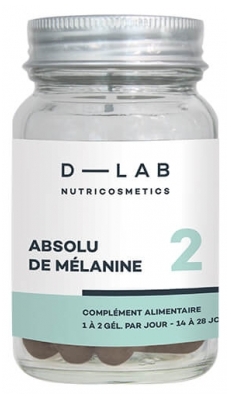 D-Lab Nutricosmetics Compléments Alimentaires Absolu de Mélanine D-Lab Nutricosmetics 1 mois