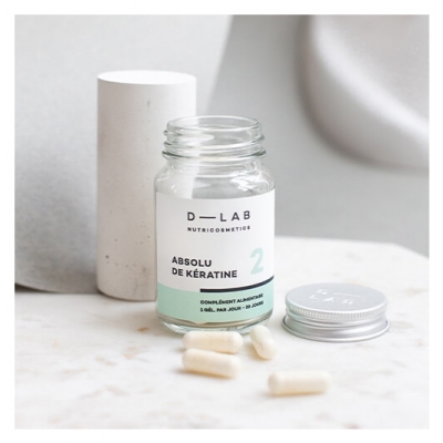 D-Lab Nutricosmetics Compléments Alimentaires Absolu de Kératine D-Lab Nutricosmetics 1 mois