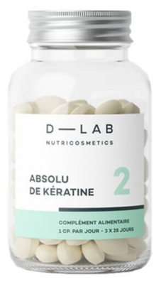Comprimidos Absoluto de Queratina D-Lab Nutricosmetics 3 Meses