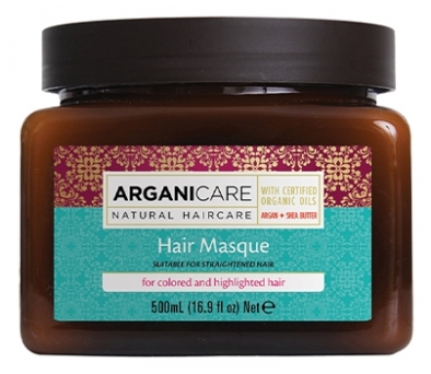 Arganicare Mască Nutritivă Reparatoare Păr Vopsit Argan
