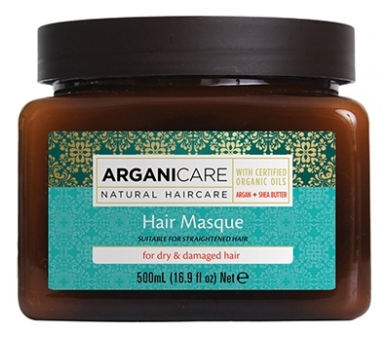 Arganicare Maschera Nutriente Riparatrice per Capelli Secchi e Danneggiati Argan
