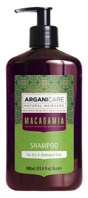 Arganicare Kosteuttava Shampoo Kuiville & Vaurioituneille Hiuksille Macadamia