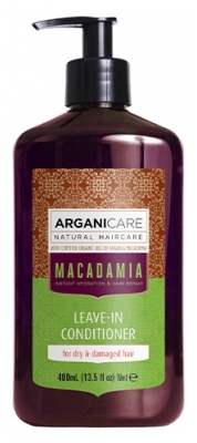 Arganicare Crème de Soin Hydratante Cheveux Secs & Abîmés Macadamia